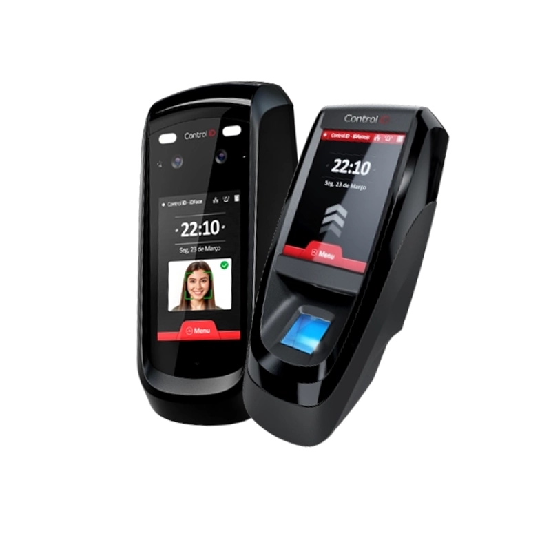 Leitor biométrico e facial de controle de acesso