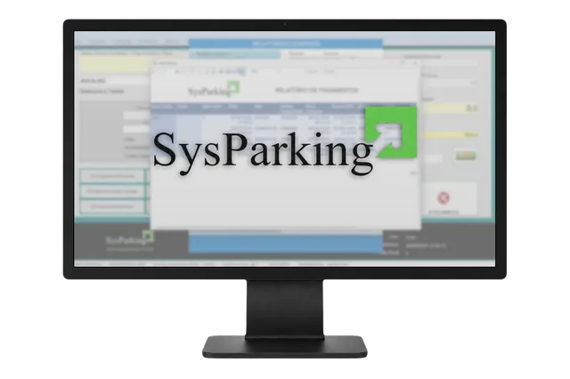 Tela do sistema de gestão SysParking