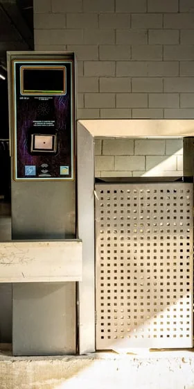 Caixa de pagamento de estacionamento VJS